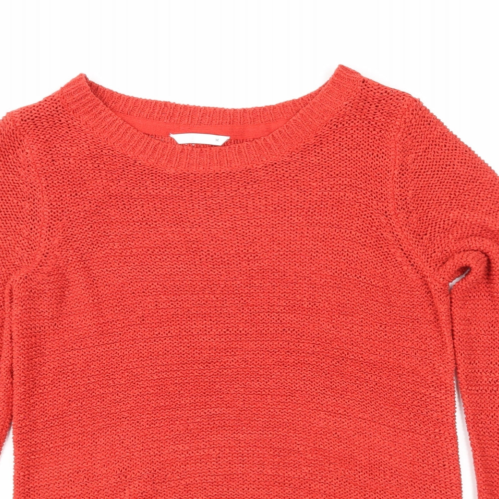 Only Womens Red   Pullover Jumper Size M