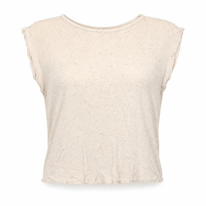 Womens UK Size M Oasis Ivory Jersey Blouse