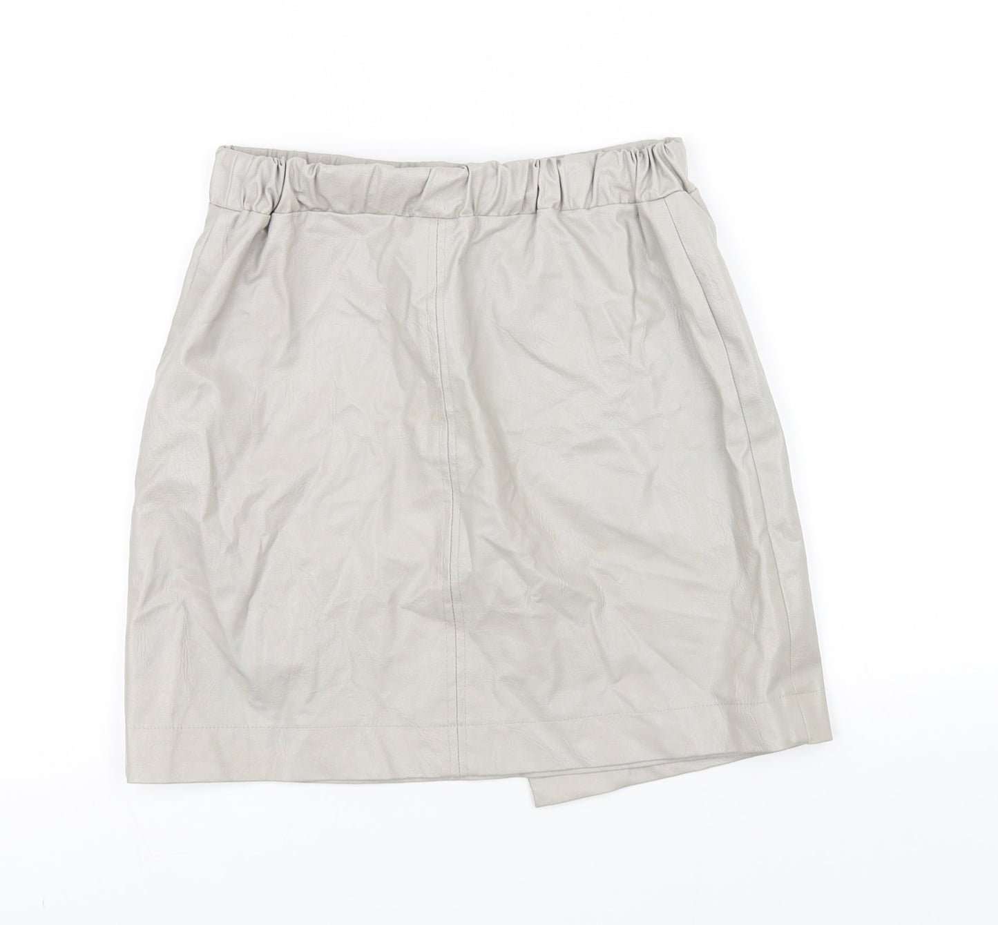 Topshop Womens Beige   A-Line Skirt Size 8