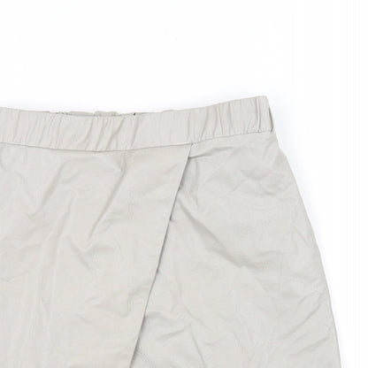 Topshop Womens Beige   A-Line Skirt Size 8