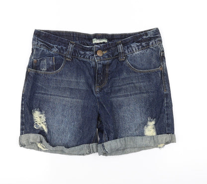 Love Label Womens Blue   Chino Shorts Size 8
