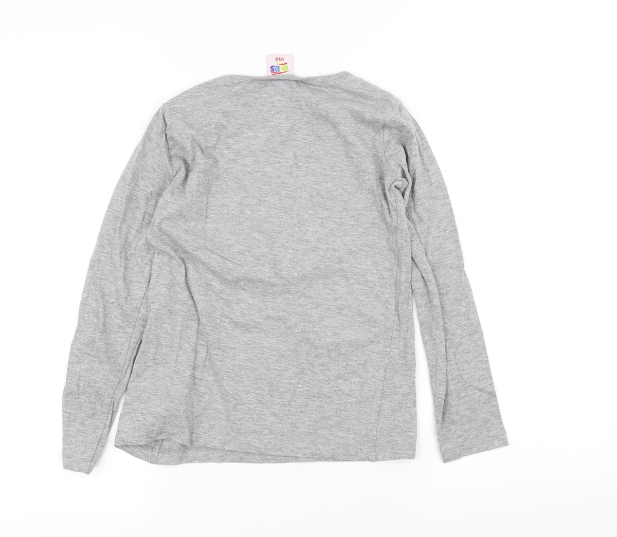 TXM Girls Grey   Basic T-Shirt Size 10 Years