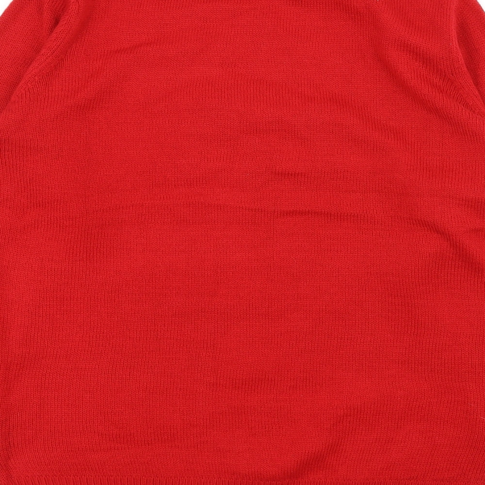 L.O.G.G Mens Red   Pullover Jumper Size M