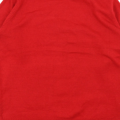 L.O.G.G Mens Red   Pullover Jumper Size M