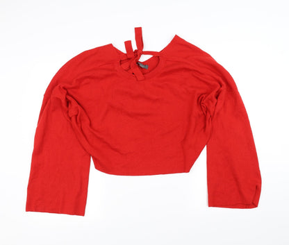 Primark Womens Red   Pullover Jumper Size XL