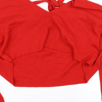 Primark Womens Red   Pullover Jumper Size XL