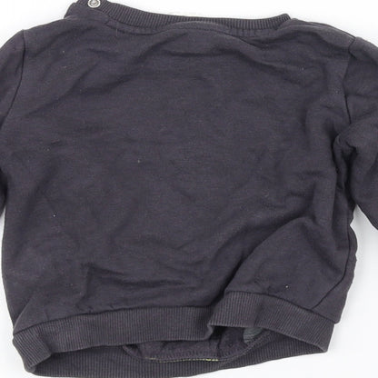 Preworn Baby Black   Pullover Jumper Size 9-12 Months