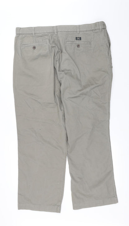 Womens UK Size 40 BHS Regular Fit  Brown Trousers