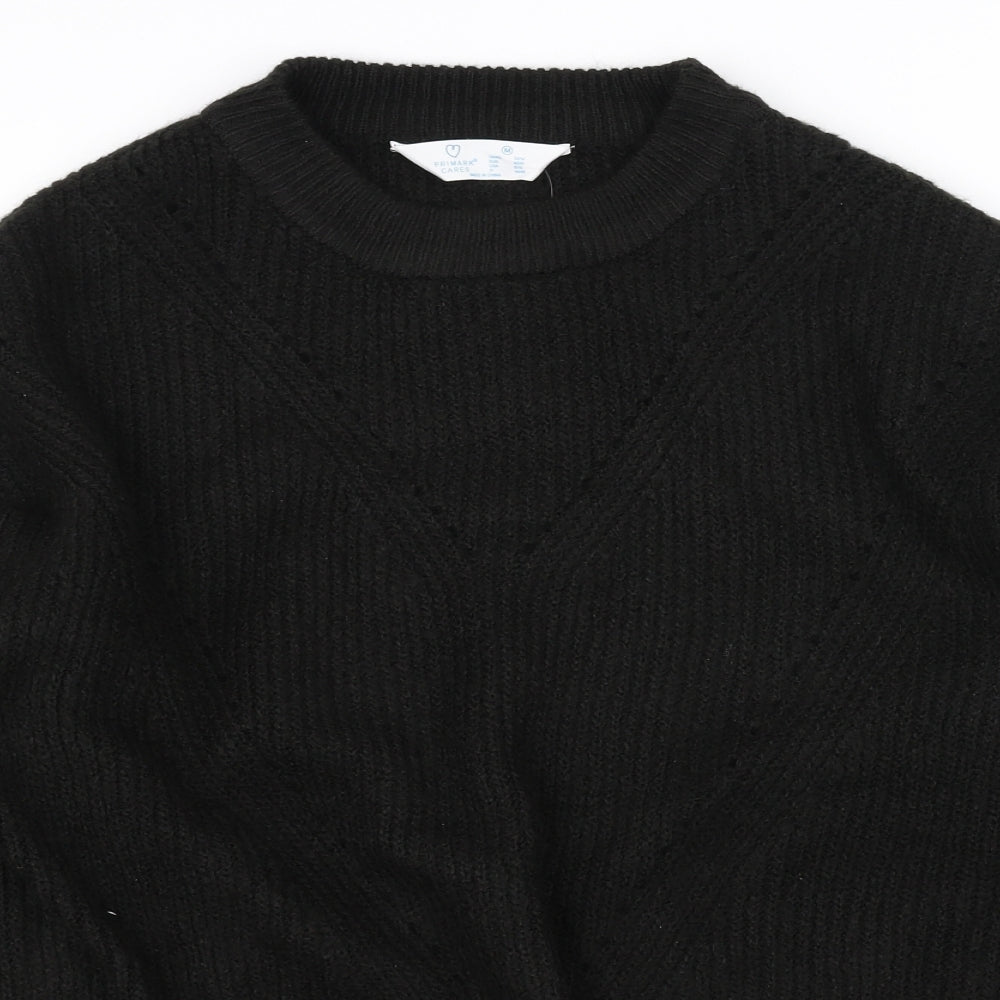 Primark Womens Black   Pullover Jumper Size 12