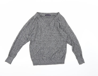 Marks & Spencer Womens Grey  Knit Pullover Jumper Size 8