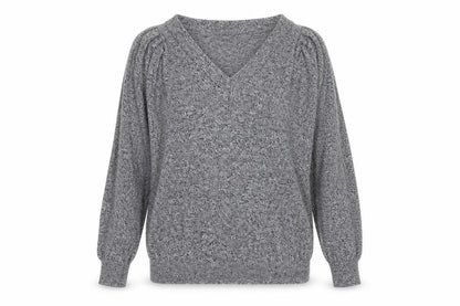 Marks & Spencer Womens Grey  Knit Pullover Jumper Size 8