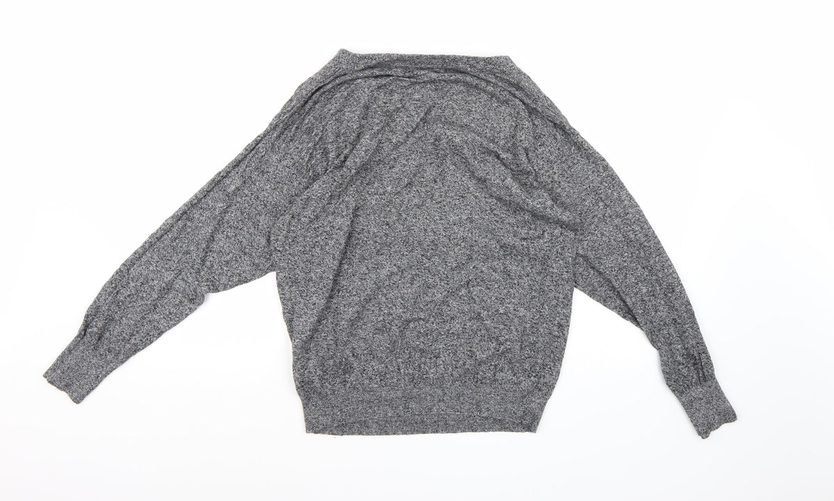 Marks & Spencer Womens Grey  Knit Pullover Jumper Size 8