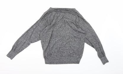 Marks & Spencer Womens Grey  Knit Pullover Jumper Size 8