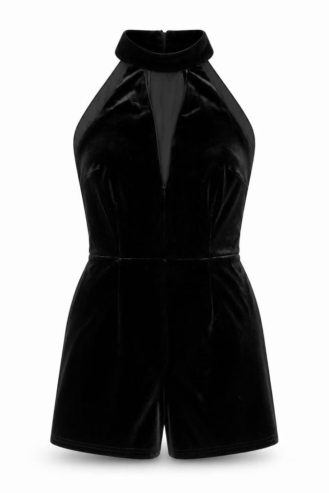 Womens UK Size 8 New Look One-Piece Black Playsuit