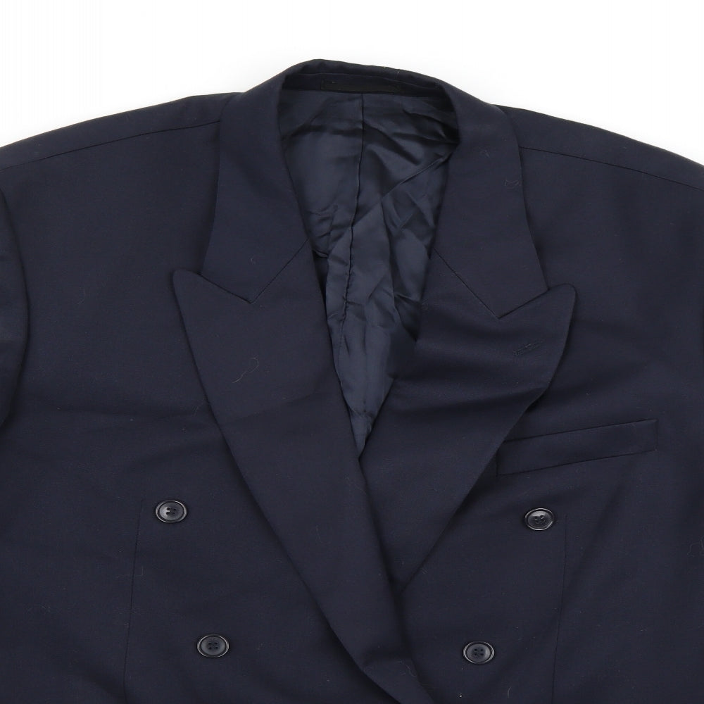 Mens UK Size 44 Horne Brothers Regular Blue Suit Jacket
