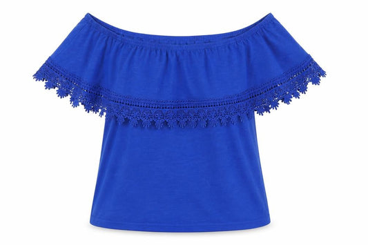 Womens UK Size 8 Peacocks Blue Basic Blouse