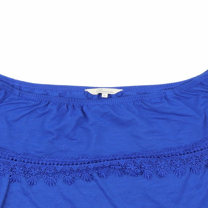 Peacocks Womens Blue   Basic Blouse Size 8