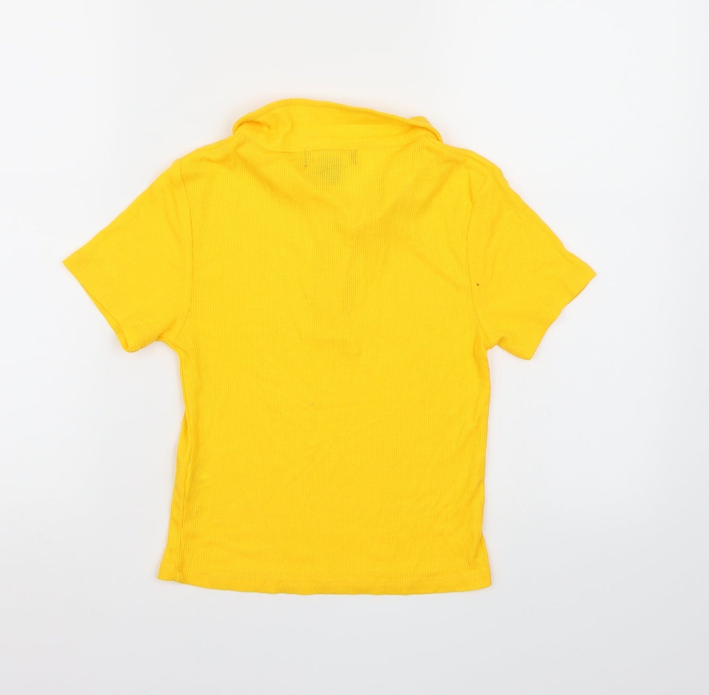 Primark Womens Yellow   Basic Polo Size XS