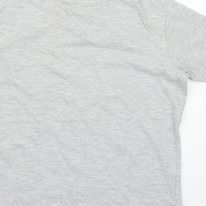 George Boys Grey   Basic T-Shirt Size 9-10 Years