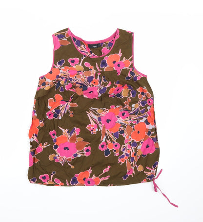 Womens UK Size 8 NEXT Brown Camisole Tank