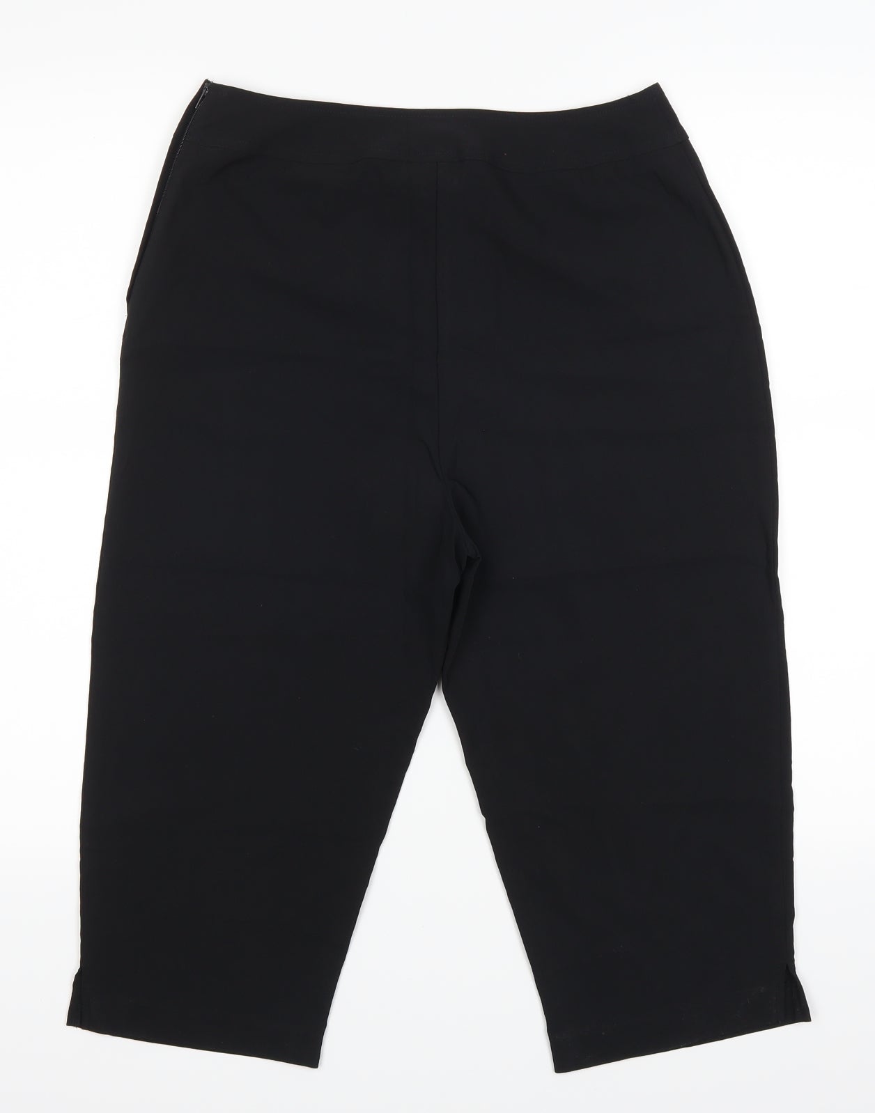 Scarlett Womens Black   Cropped Trousers Size 10
