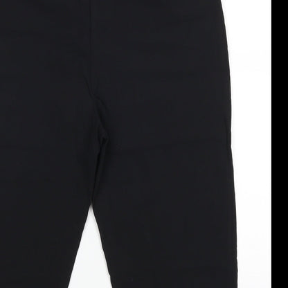 Scarlett Womens Black   Cropped Trousers Size 10