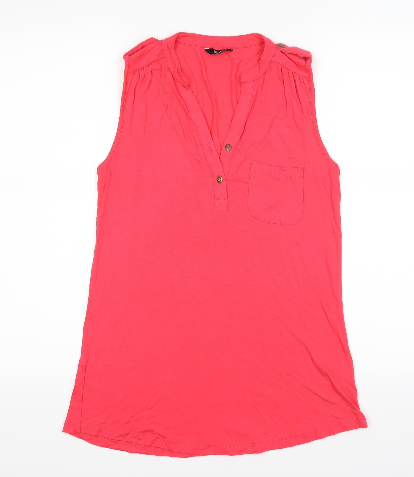 F&F Womens Pink   Basic Blouse Size 8