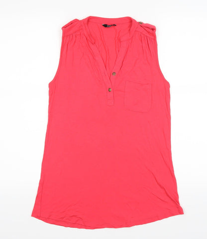 F&F Womens Pink   Basic Blouse Size 8