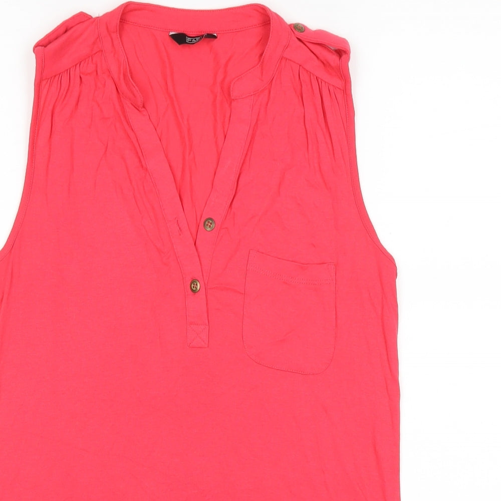 F&F Womens Pink   Basic Blouse Size 8