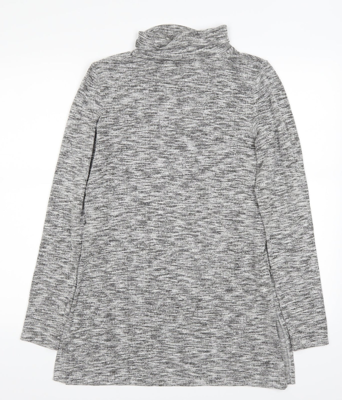 F&F Womens Grey   Pullover Jumper Size 8  - side slits