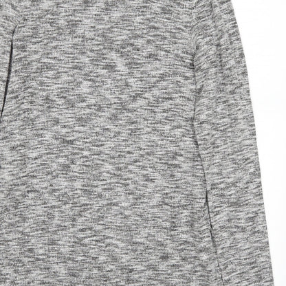 F&F Womens Grey   Pullover Jumper Size 8  - side slits