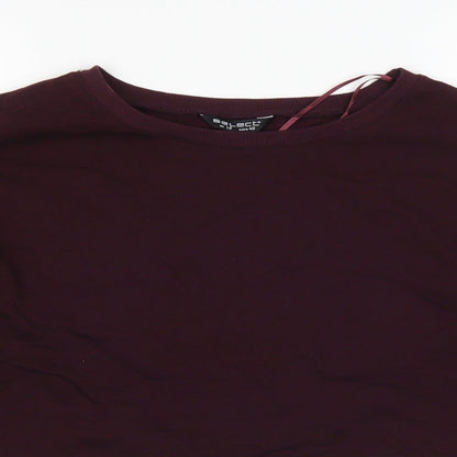Select Womens Red   Pullover Jumper Size 12