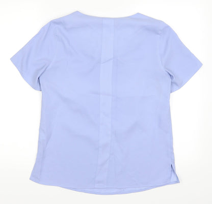 Clads Scotland Womens Purple   Basic Blouse Size 8
