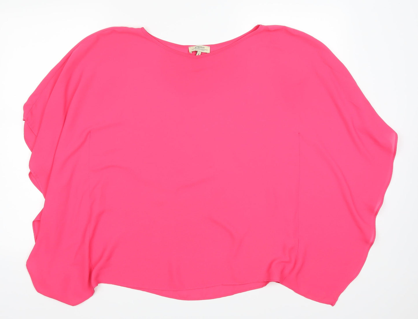 Papaya Womens Pink   Basic Blouse Size 8