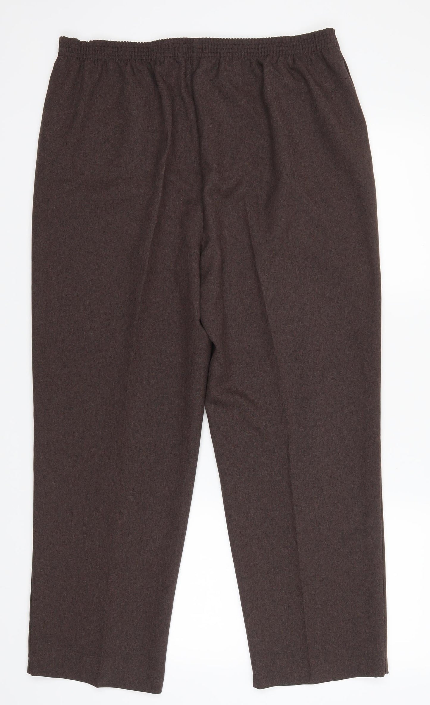 Womens UK Size 16 BM Regular Fit  Brown Trousers