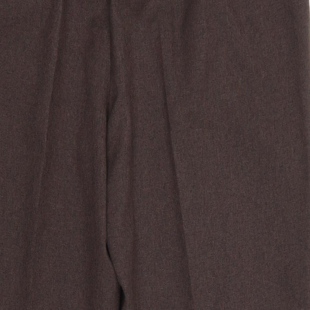 Womens UK Size 16 BM Regular Fit  Brown Trousers