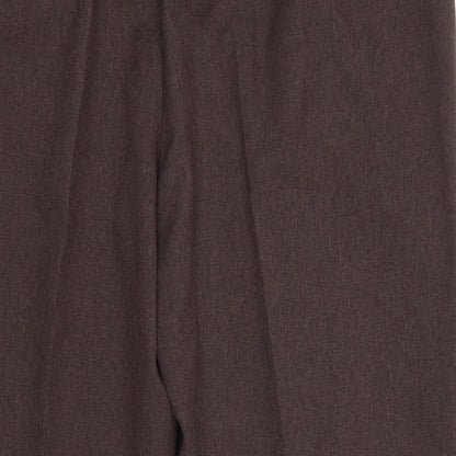 Womens UK Size 16 BM Regular Fit  Brown Trousers
