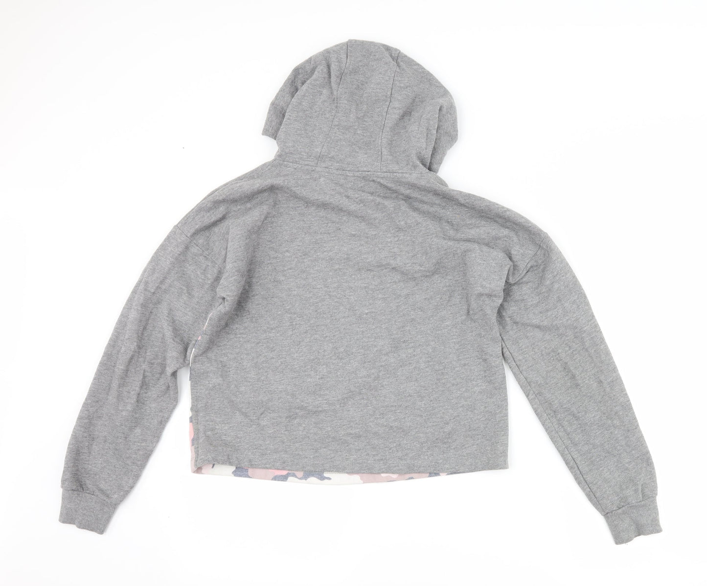F&F Girls Grey Camouflage  Pullover Hoodie Size 12-13 Years