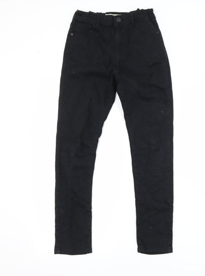 Denim co Girls Black  Denim Skinny Jeans Size 9-10 Years