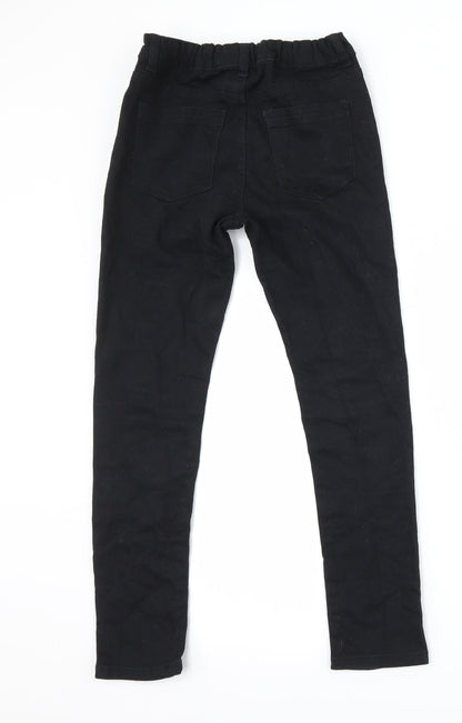 Denim co Girls Black  Denim Skinny Jeans Size 9-10 Years