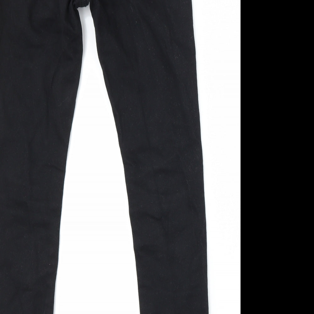 Denim co Girls Black  Denim Skinny Jeans Size 9-10 Years