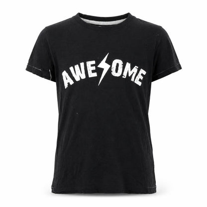Matalan Boys Black   Basic T-Shirt Size 6 Years  - Awesome
