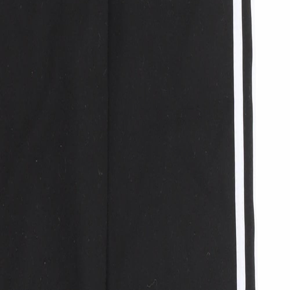 D&A Girls Black   Capri Trousers Size M - leggings