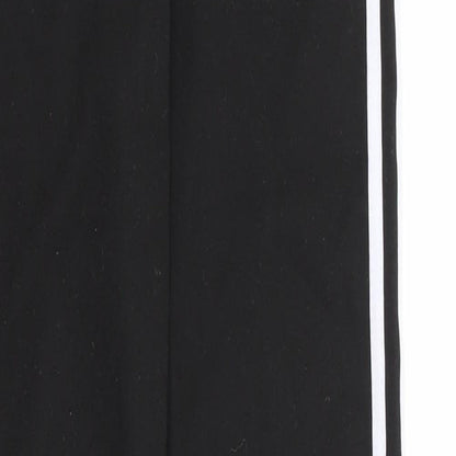 D&A Girls Black   Capri Trousers Size M - leggings