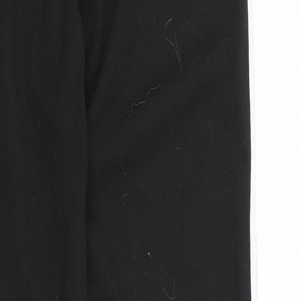 D&A Girls Black   Capri Trousers Size M - leggings