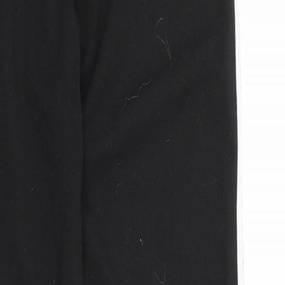 D&A Girls Black   Capri Trousers Size M - leggings