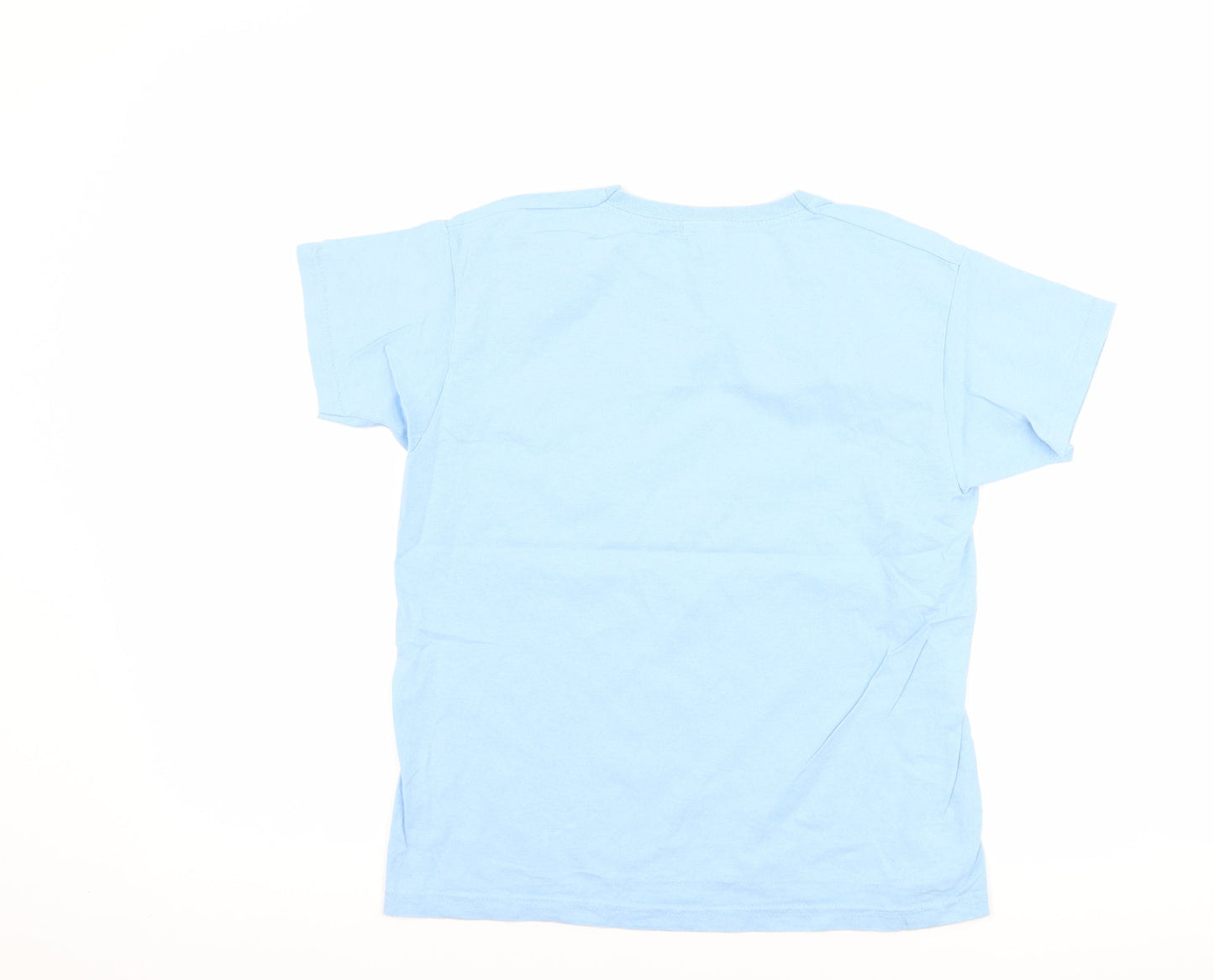 Fruit of the Loom Boys Blue   Basic T-Shirt Size 7-8 Years  - slogan