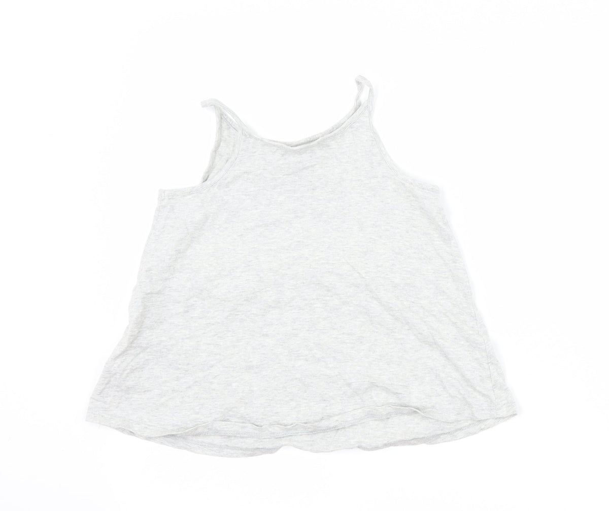 F&F Girls Grey   Basic Tank Size 7-8 Years  - summer