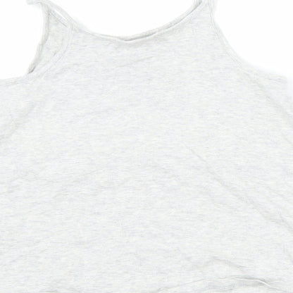 F&F Girls Grey   Basic Tank Size 7-8 Years  - summer