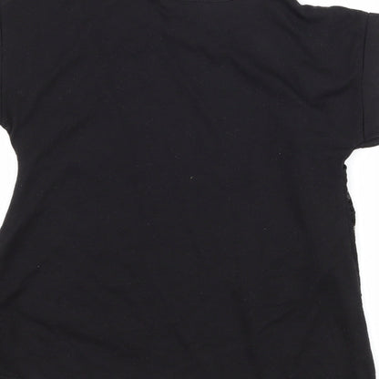 Cherokee Girls Black   Basic T-Shirt Size 6-7 Years